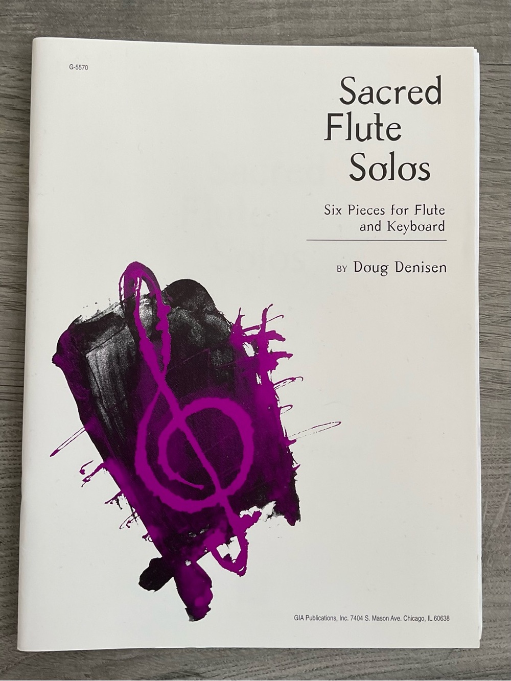 Kids Bottoms in Purple Accent - Sacred Flute Solos Cover Design